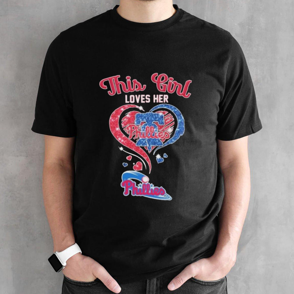 Official This Girl Loves Her Philadelphia Phillies Diamonds 2024 Shirt