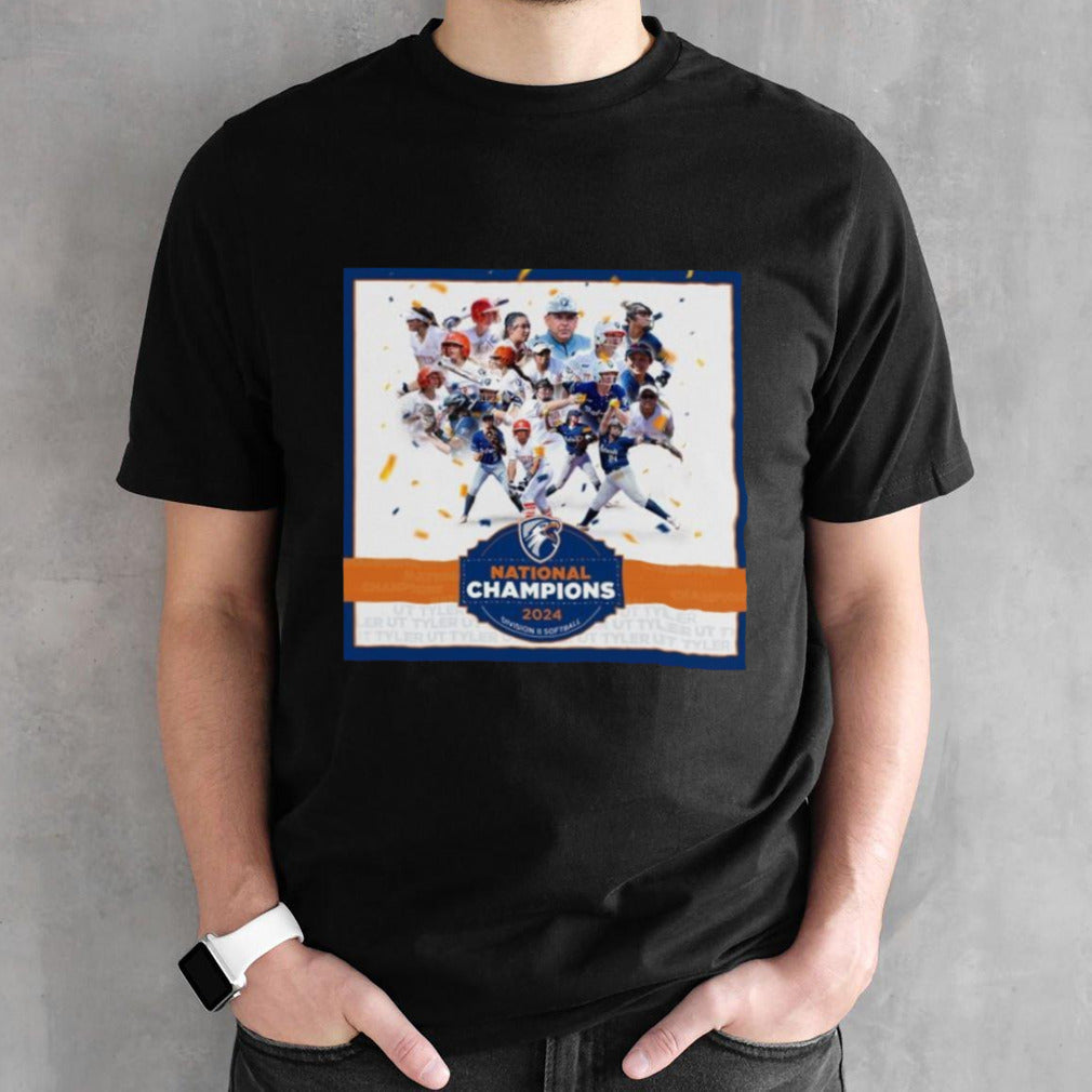 Official UT Tyler 2024 NCAA Division II Softball National Champions Shirt