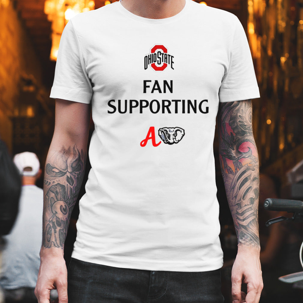 Ohio State Fan Supporting Alabama Shirt