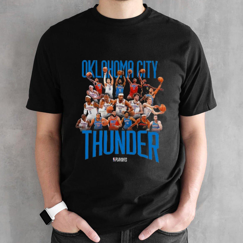 Okc Thunder Basketball Team 2024 T-shirts