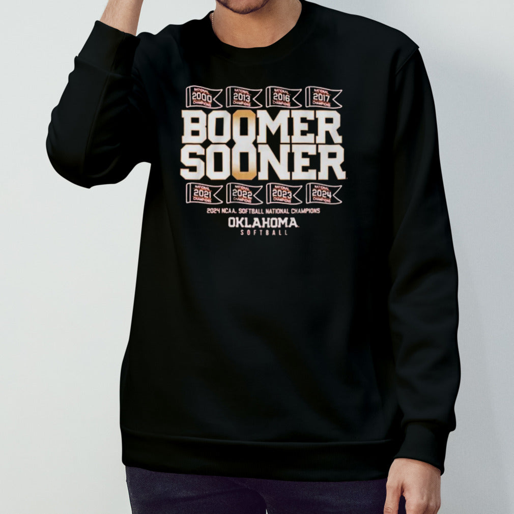 Oklahoma Softball Boomer Sooner 8x Champs shirt