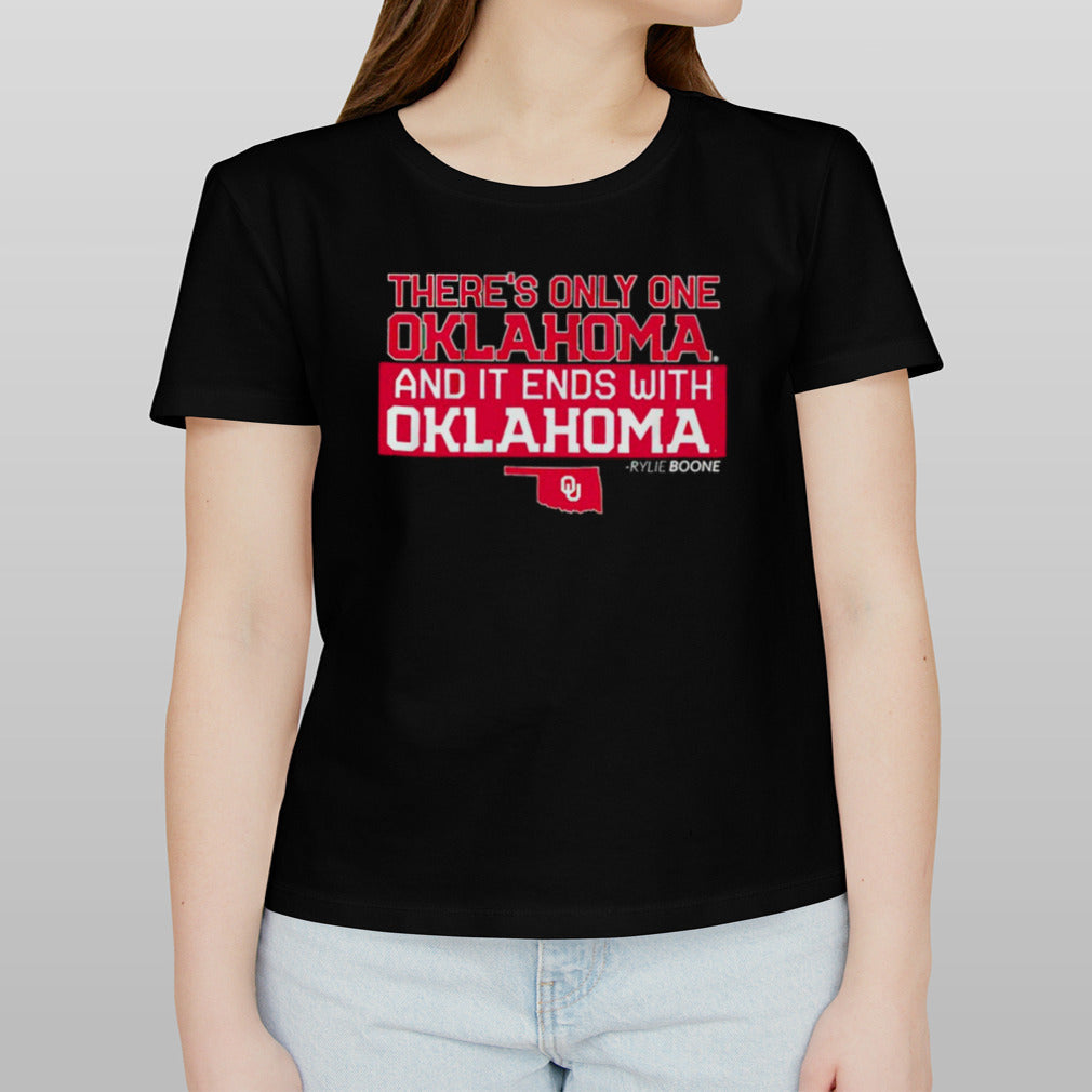 Oklahoma Softball Rylie Boone thereâ€™s only one Oklahoma and it ends with Oklahoma shirt