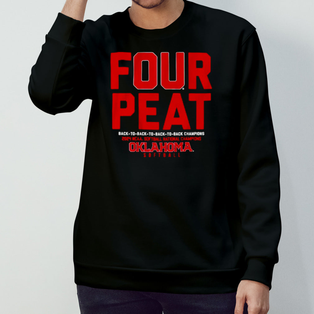 Oklahoma Softball four-peat 2024 shirt