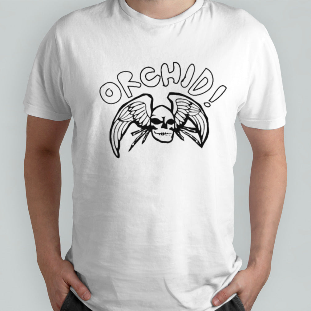 Orchid Winged Skull Shirt