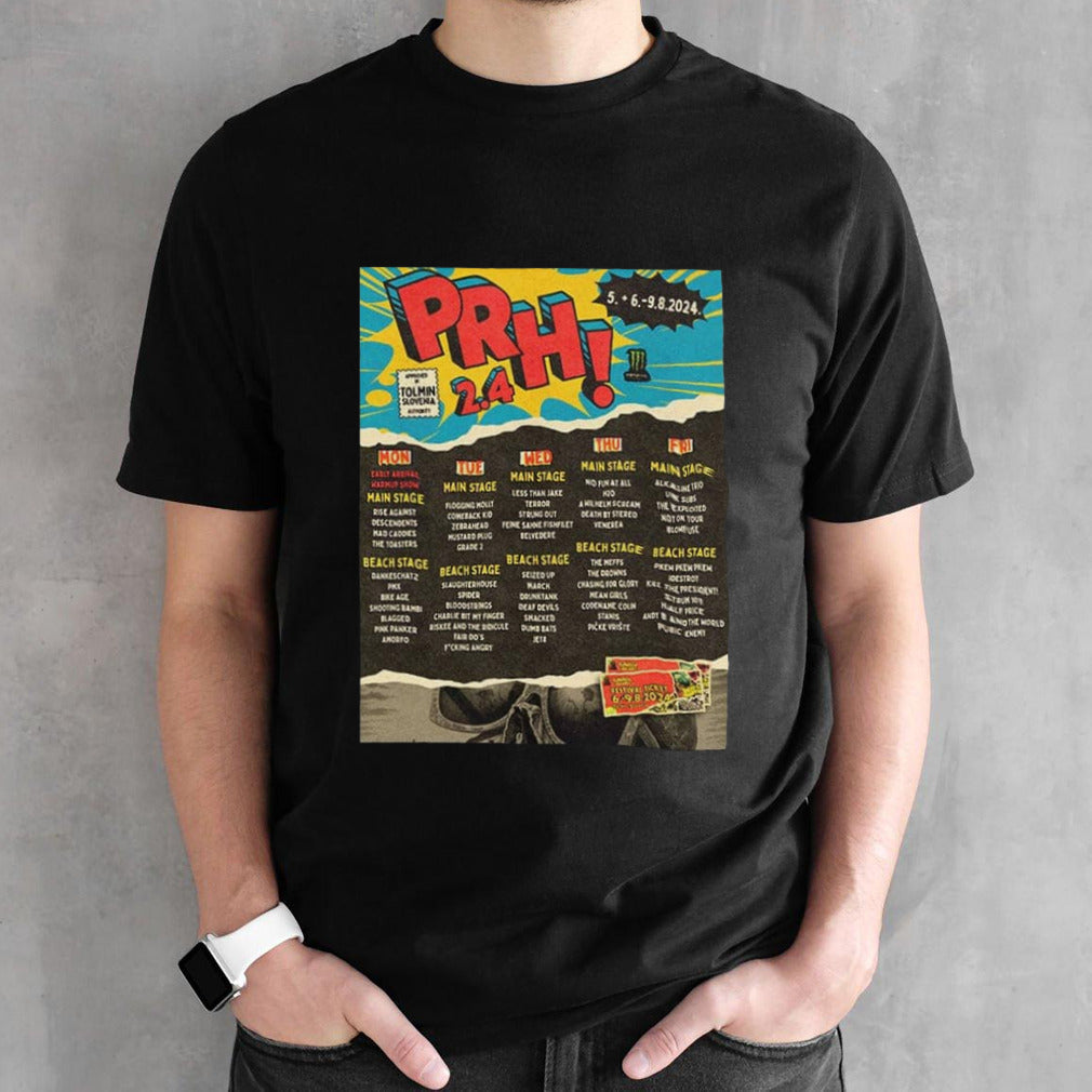 PRH 2024 Full Lineup Announcement Approved By Tolmin Slovenia Authority Starts On August 5 Schedule List Date shirt