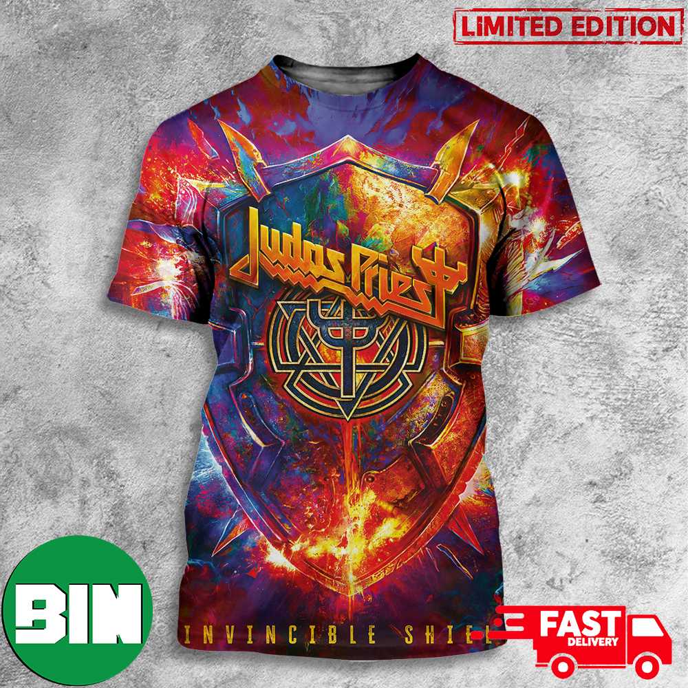 Panic Attack The New Single Judas Priest Invincible Shield 3D T-Shirts