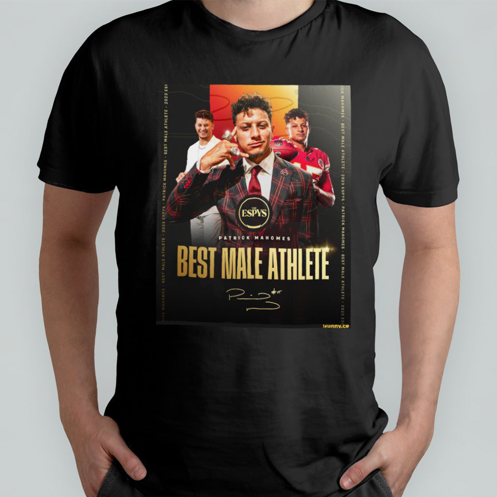 Patrick Mahomes The Best Male Athlete The ESPYS 2023 Signature T-Shirts