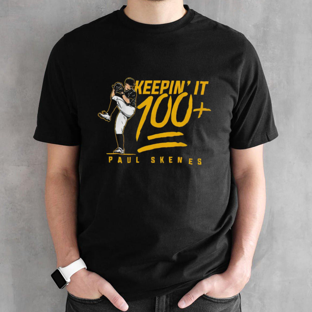 Paul Skenes keepinsâ€™ it 100s+ Pittsburgh shirts