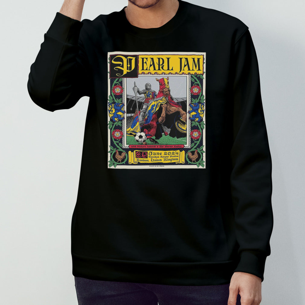 Pearl Jam Dark Matter Tour 2024 at Tottenham Hotspur Stadium London UK Show shirt