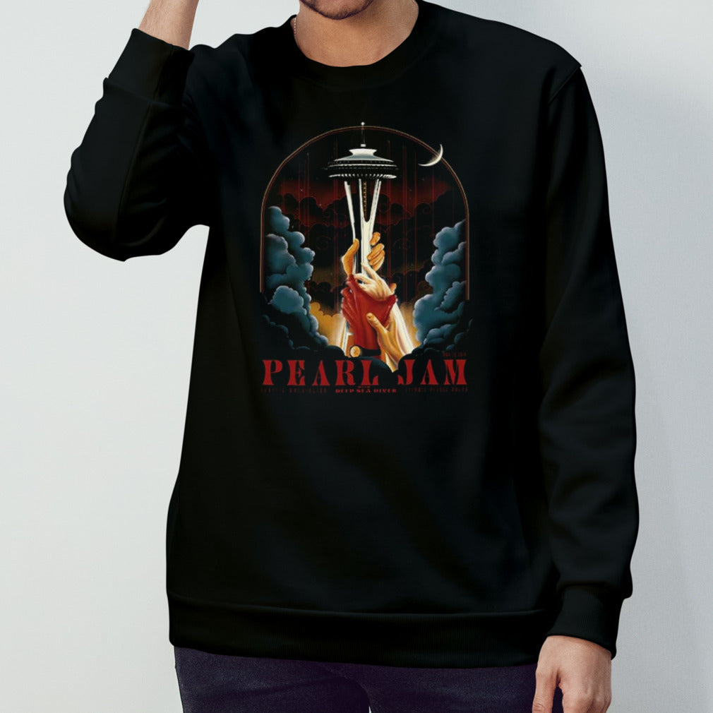 Pearl Jam Event 2024 At Seattle Washington On May 30 With Deep Sea Diver Art By Arian Buhler shirt