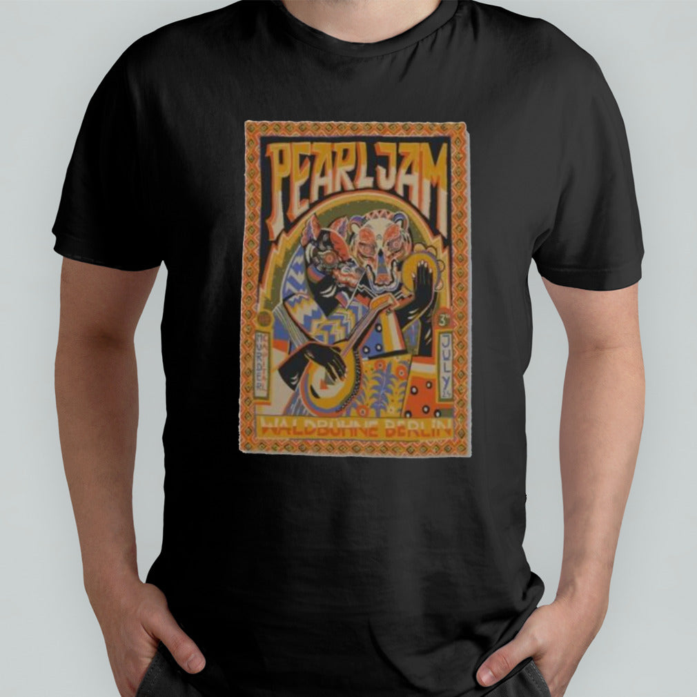 Pearl Jam Waldbuhne July 3 2024 Berlin Germany Tour Poster Shirt