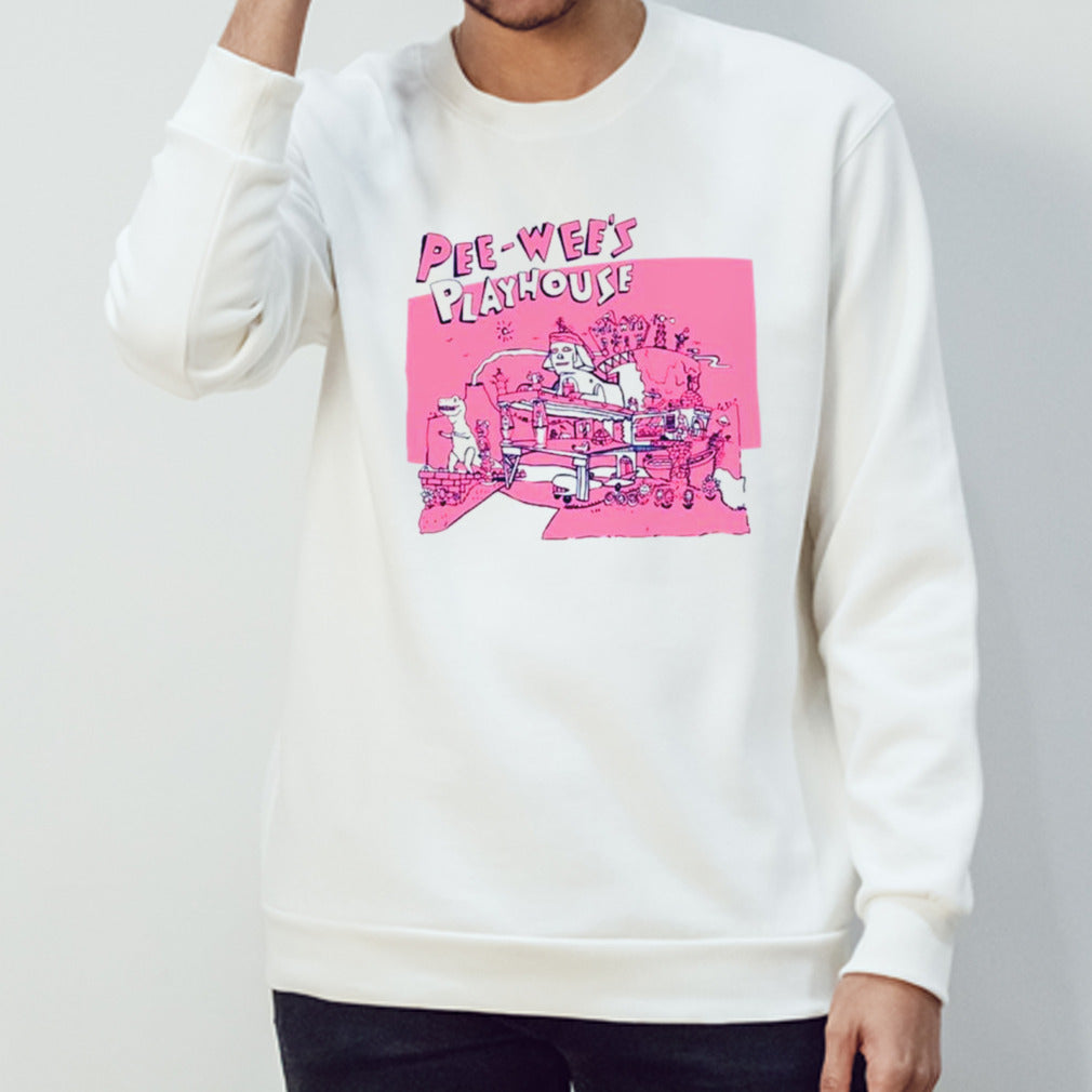 Pee-weeâ€™s playhouse pink shirt