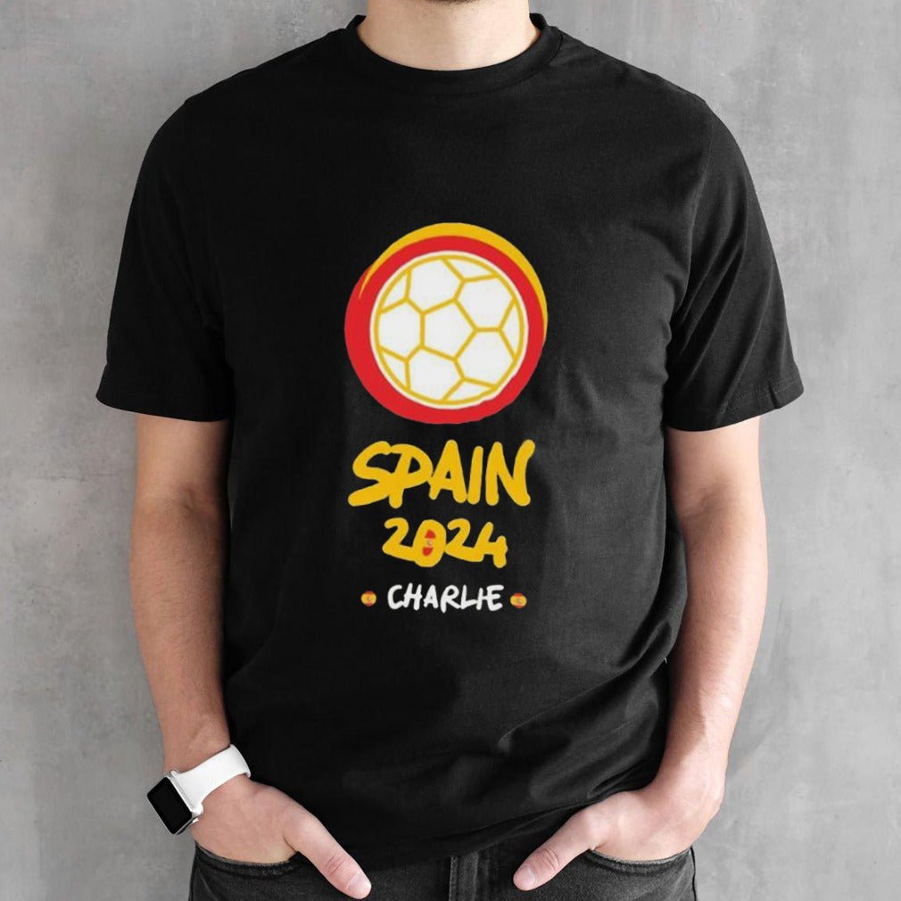 Personalised Spain football 2024 custom name shirt