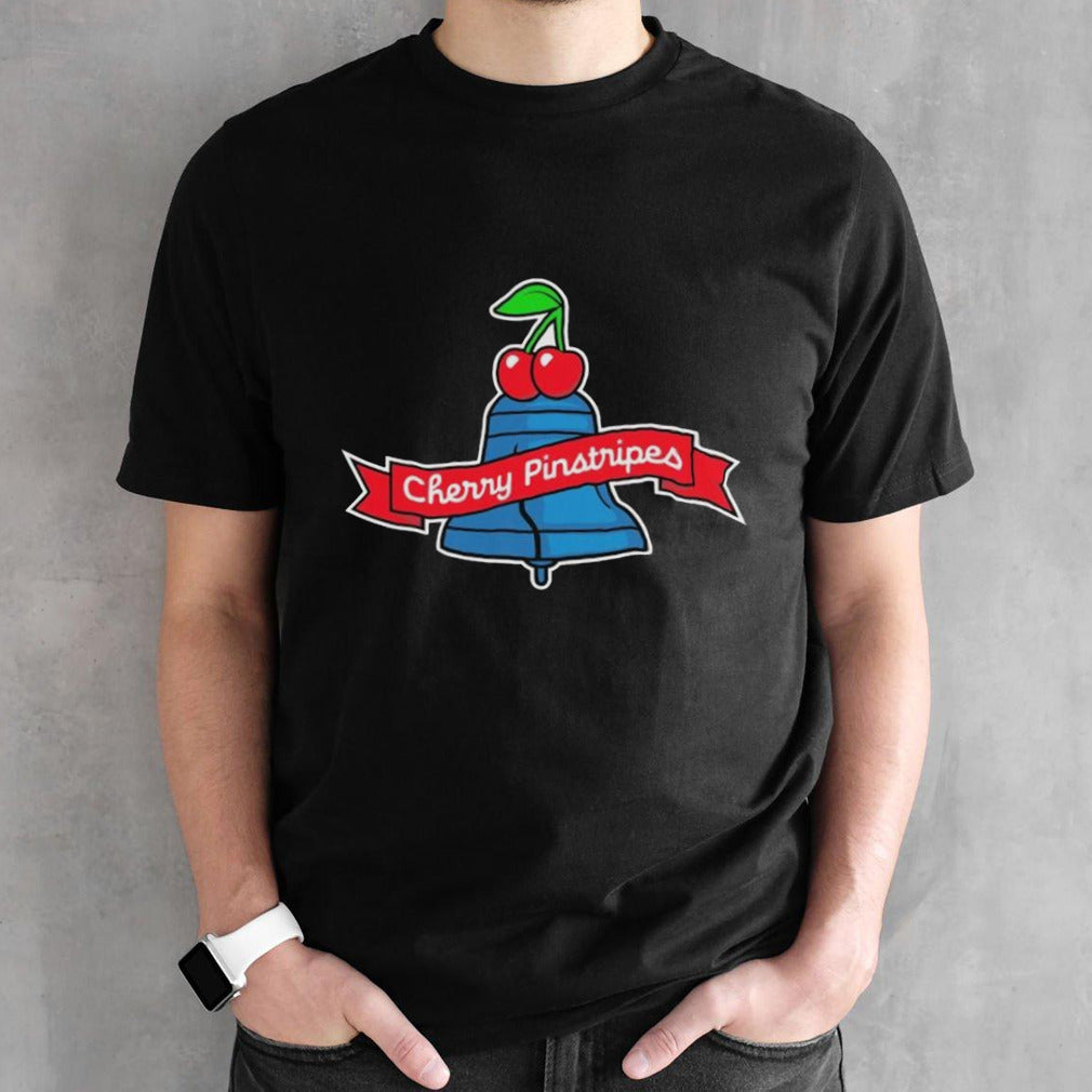 Philadelphia Phillies Cherry Pinstripe Bell Shirts