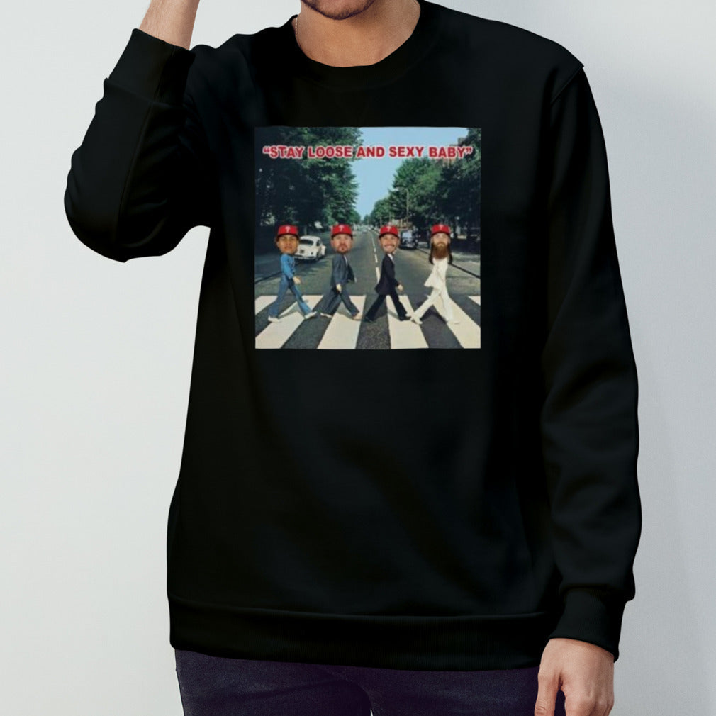 Philadelphia Phillies Stay Loose And Sexy Baby Abbey Road Shirt