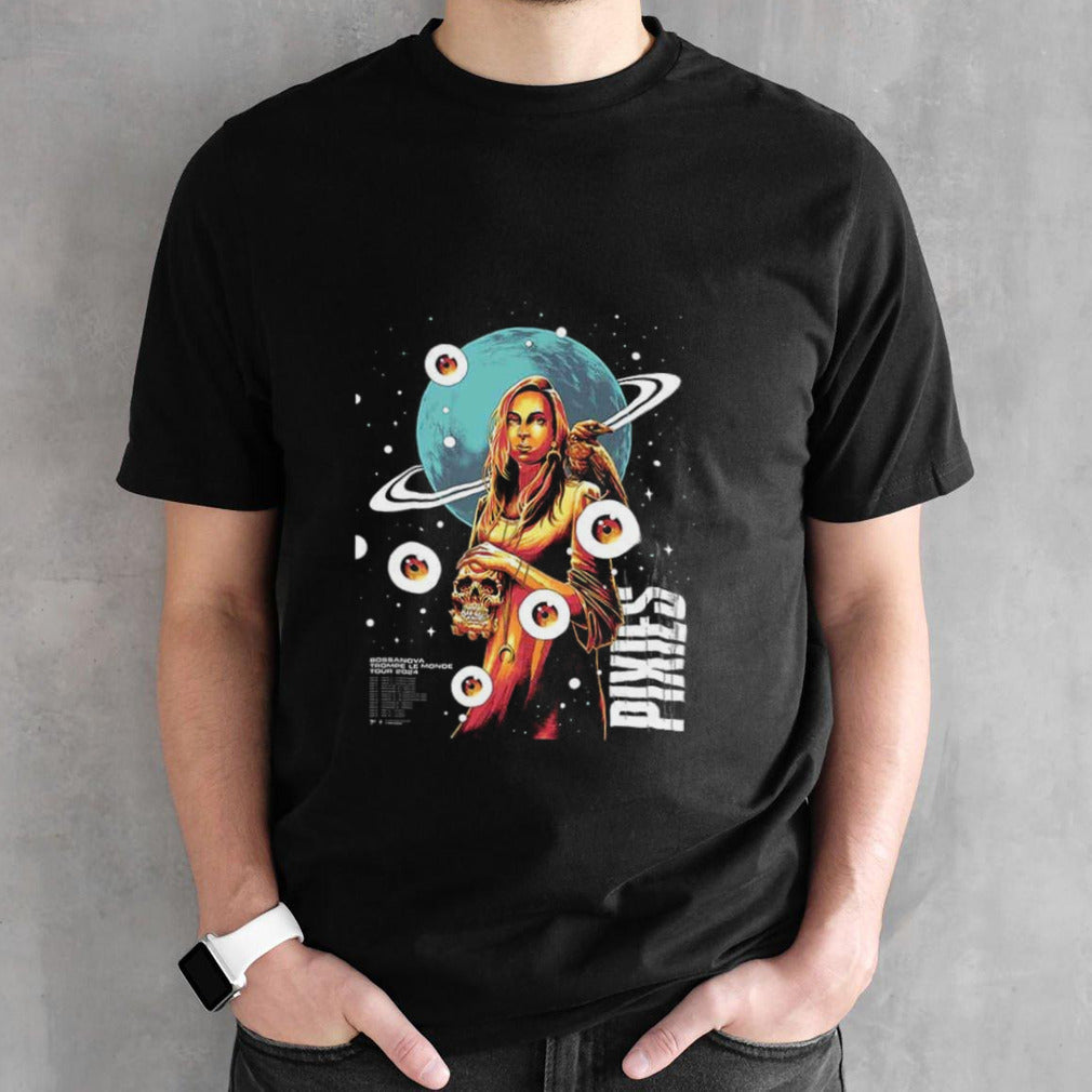 Pixies Bossanova Trompe Le Monde Tour 2024 Schedule Lists Design By Luke Preece T-Shirt