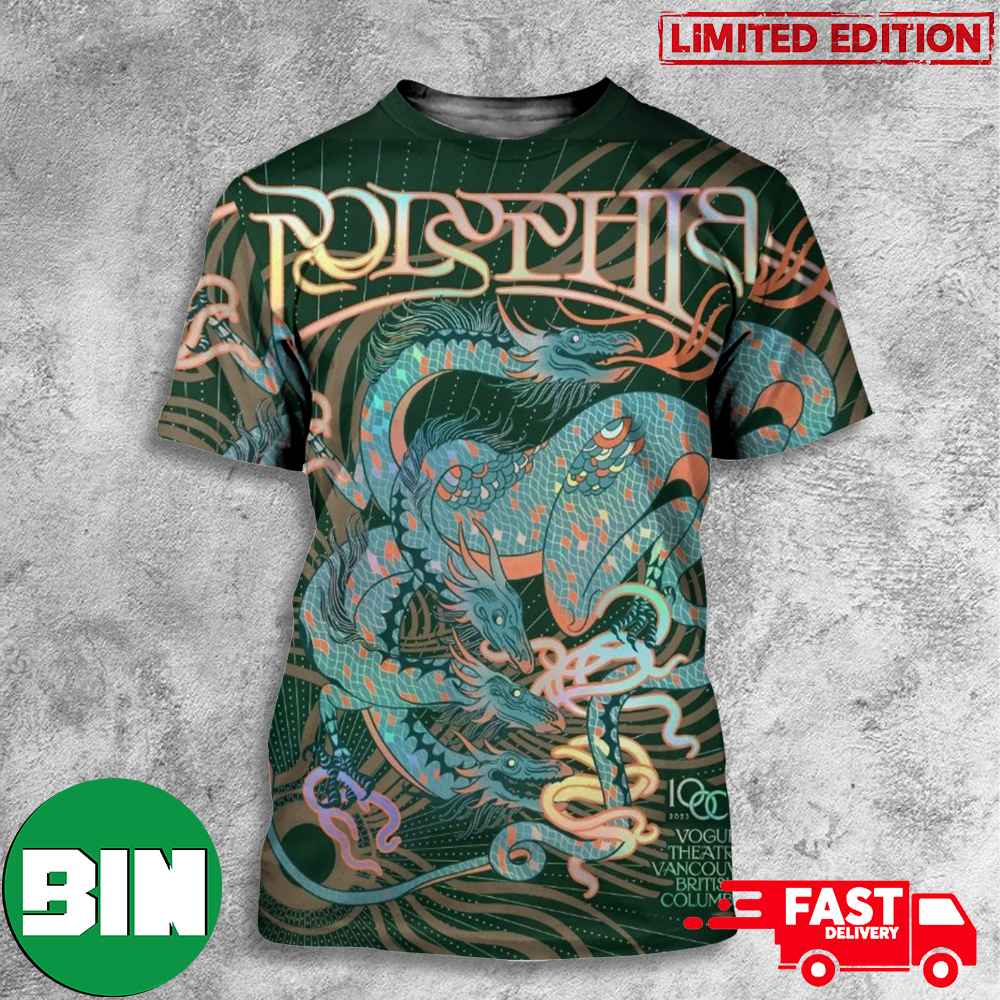 Polyphia In Vancouver Tonight 4-Headed Hydra 10 October 2023 Vogue Theatre Vancouver British Columbia 3D T-Shirts
