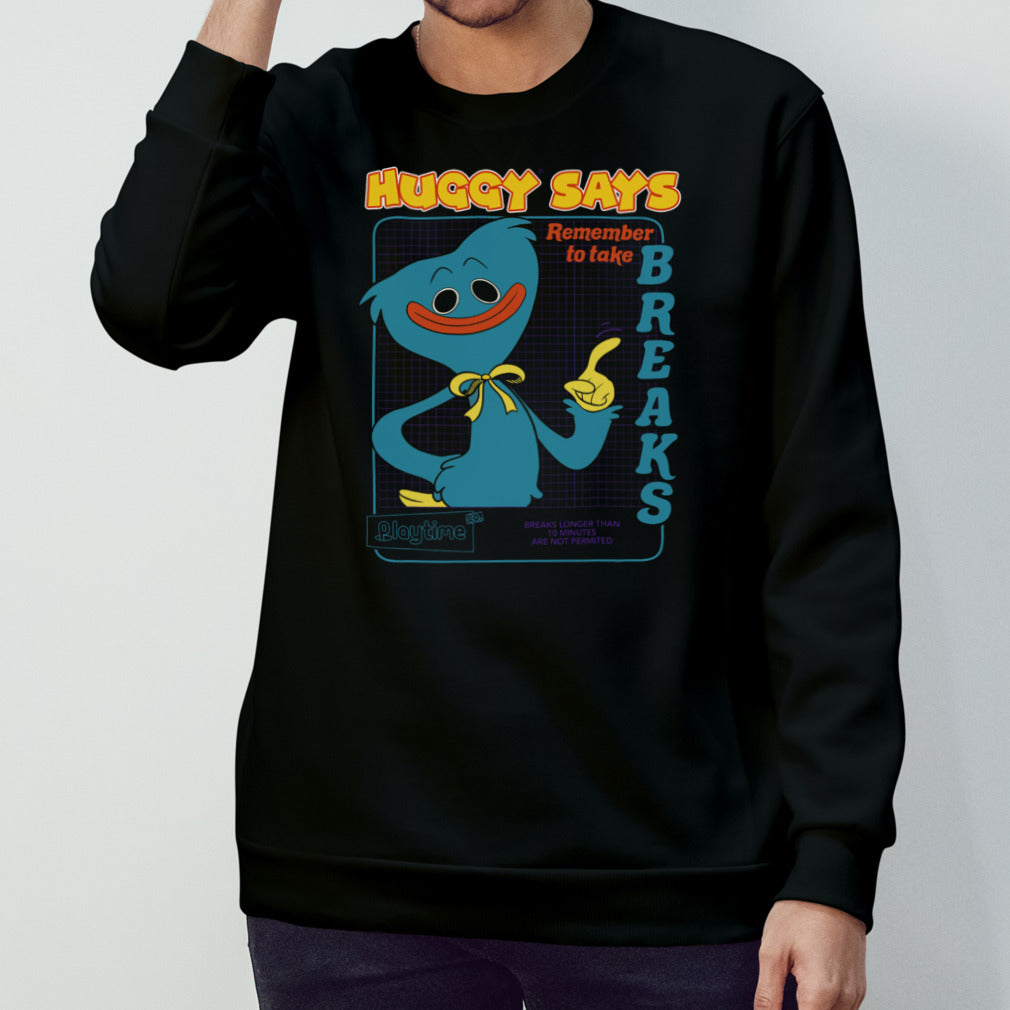 Poppy Playtime Merch Huggy Wuggy Huggy Says shirts