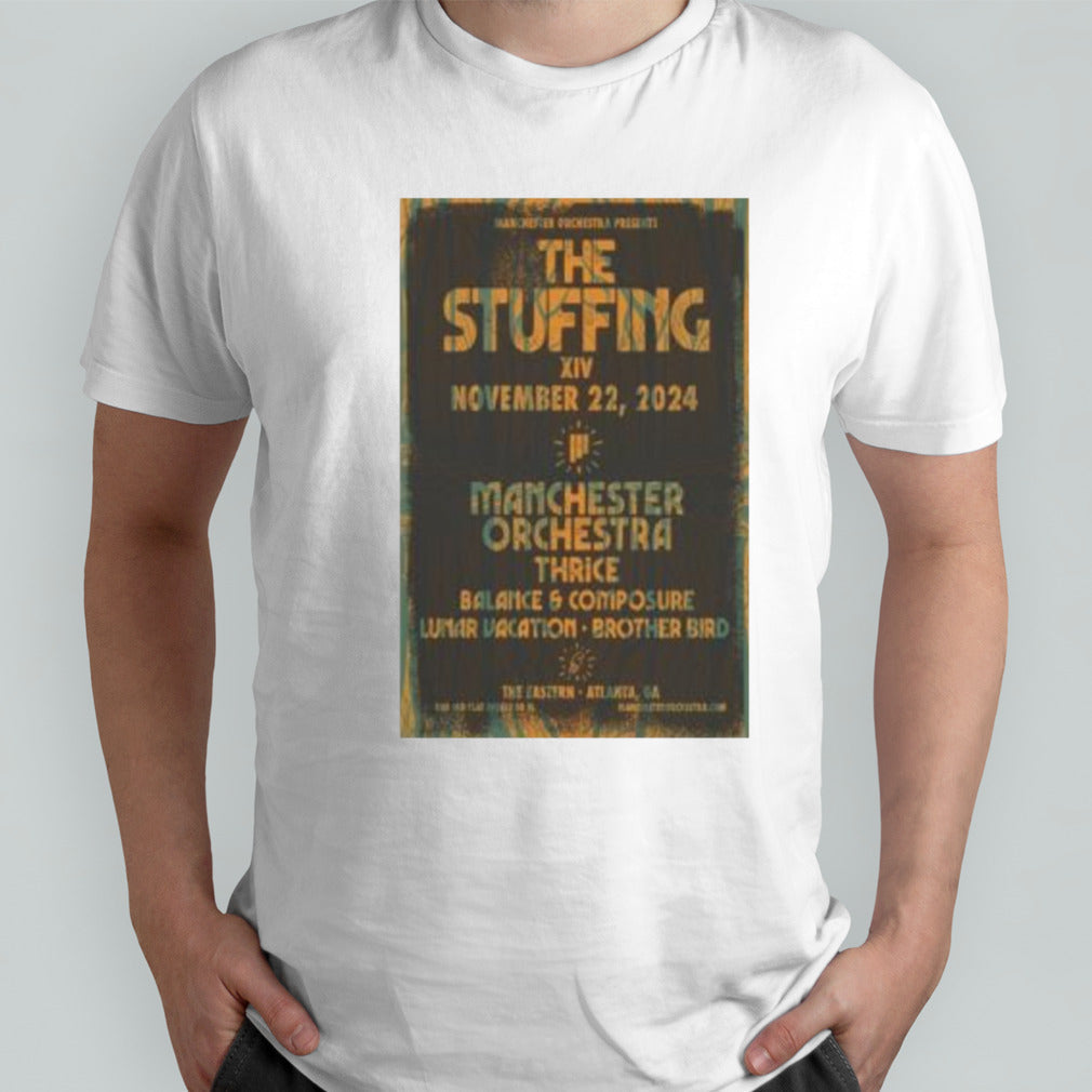 Poster Manchester Orchestra Tour In Atlanta, GA On November 22, 2024 Shirt