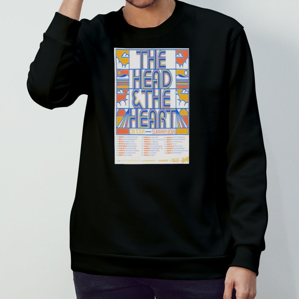 Poster The Head and The Heart Show Summer 2024 Poster Shirts