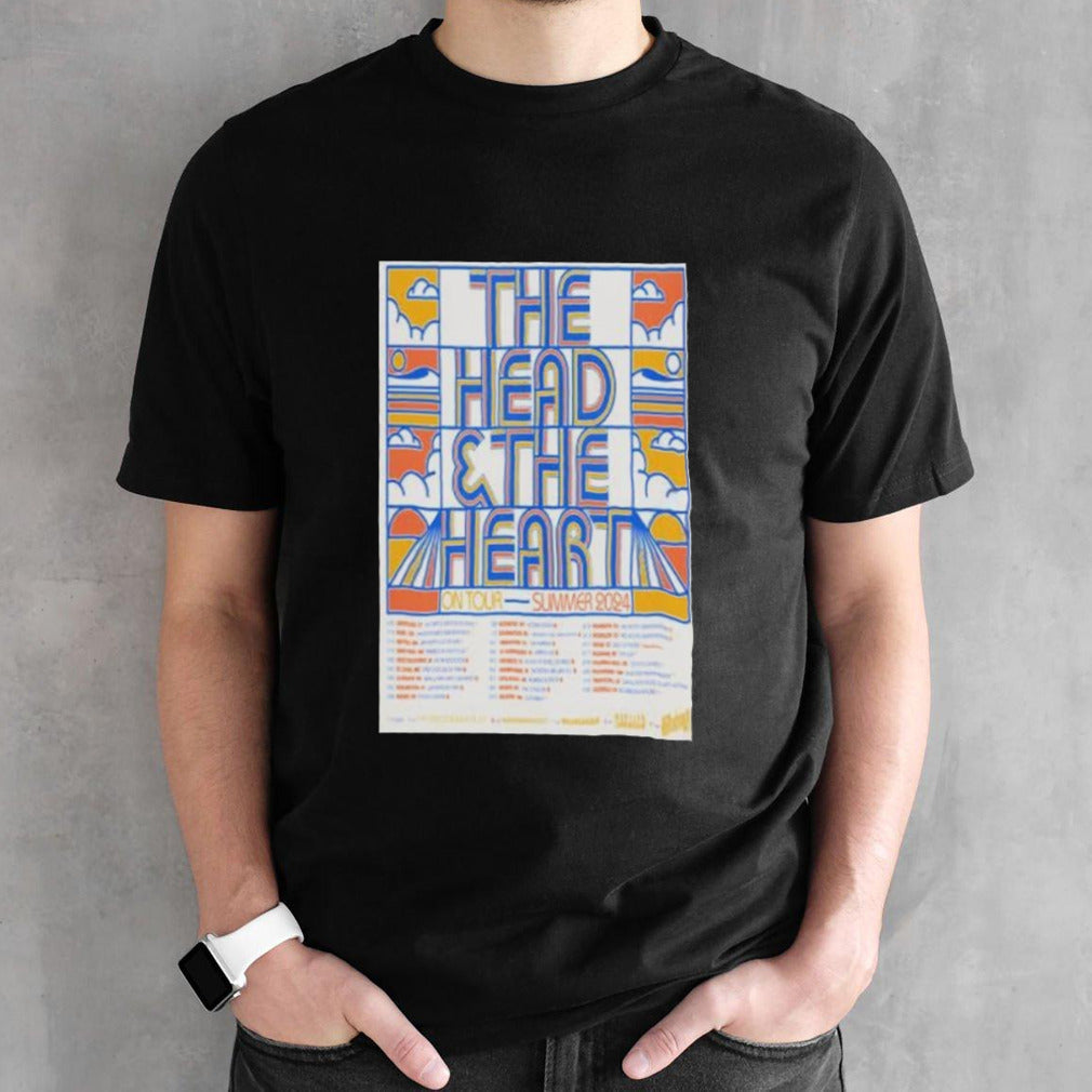 Poster The Head and The Heart Show Summer 2024 Poster Shirts