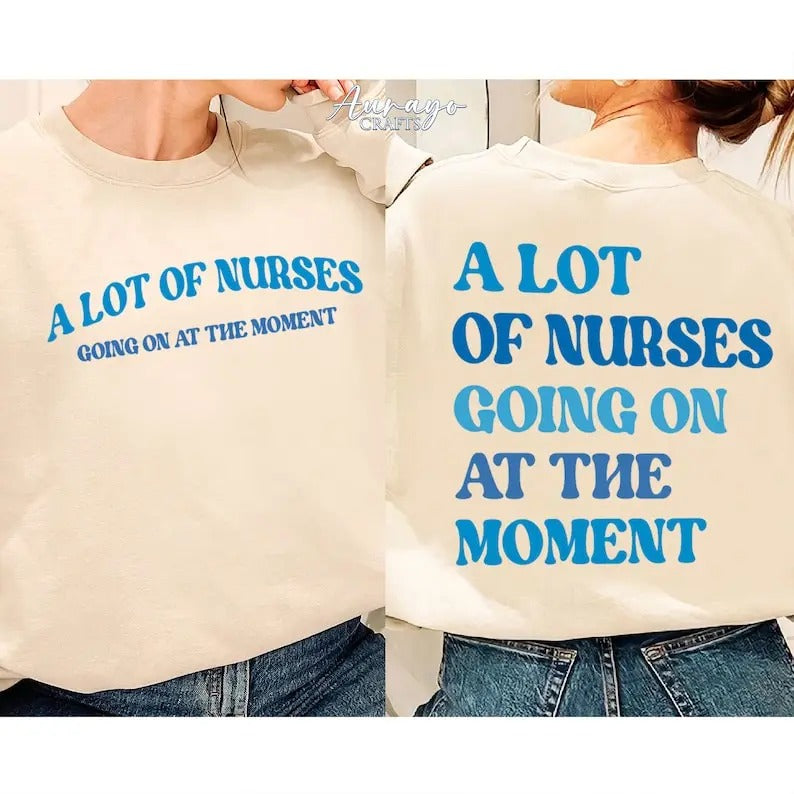 Premium  Personalized Nurse Shirt,Custom Nurse Shirt,Gift for Nurses,Nurse Mom Shirt,Mother's Day Gift,Gift For Mom Nurse,Nurses Week Gifts,Mom Shirt