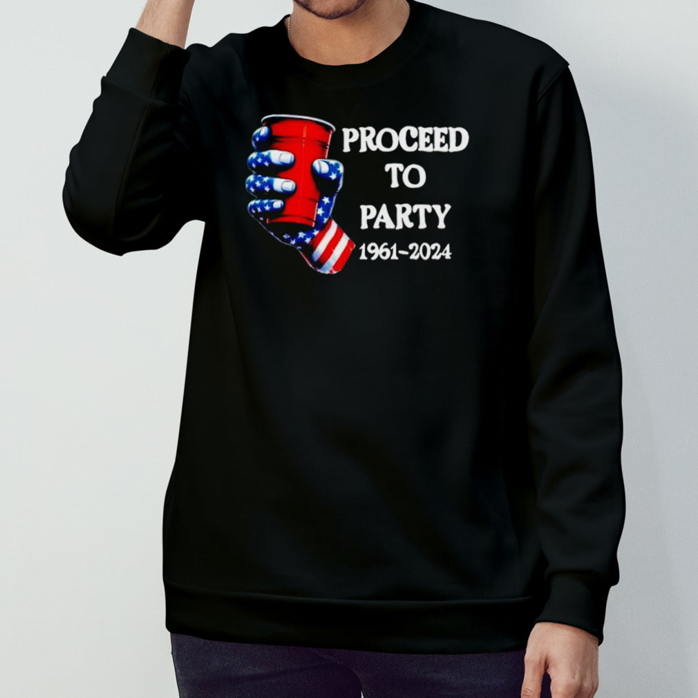 Proceed to party 1961-2024 shirts