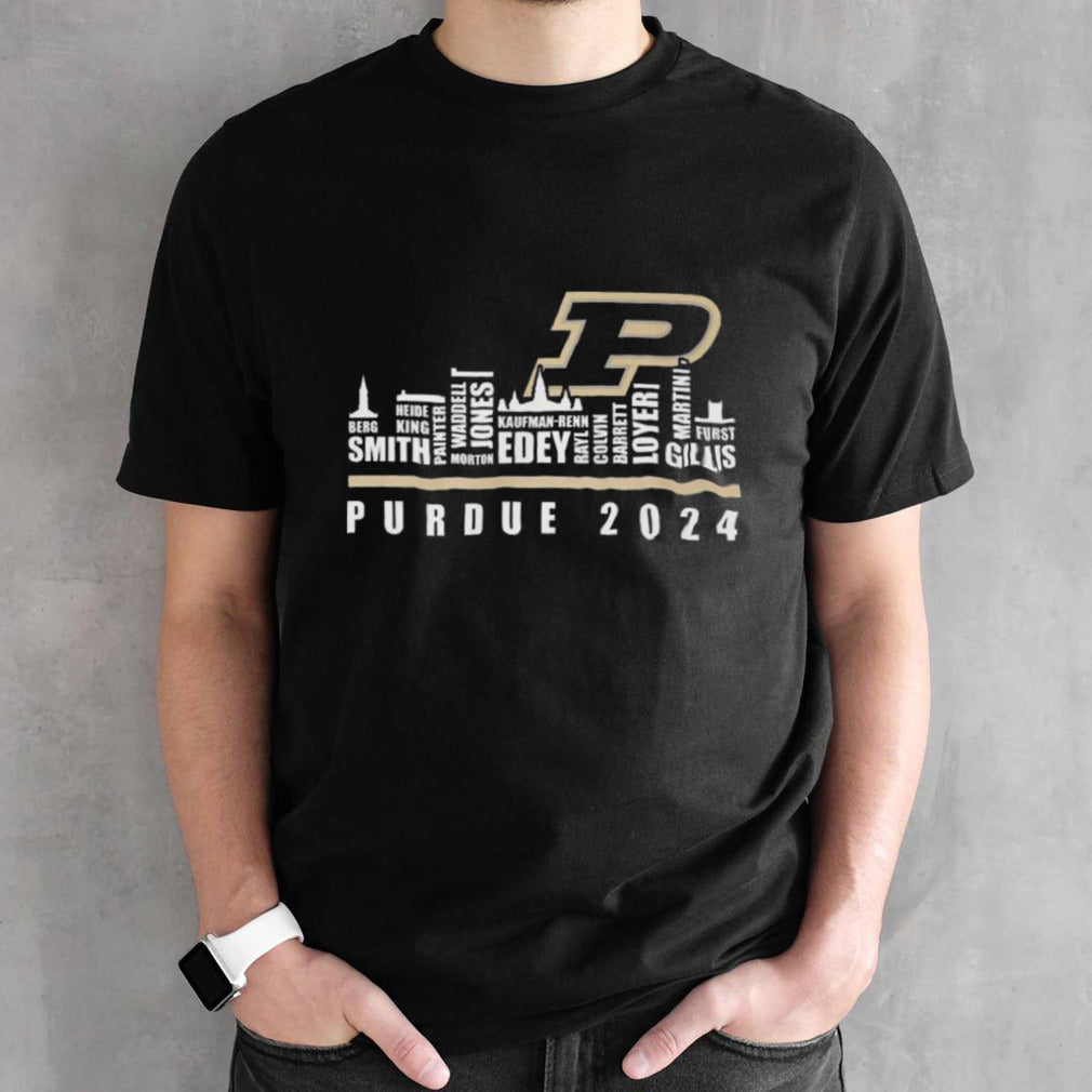 Purdue Boilermakers Basketball Roster 2024 T-shirts