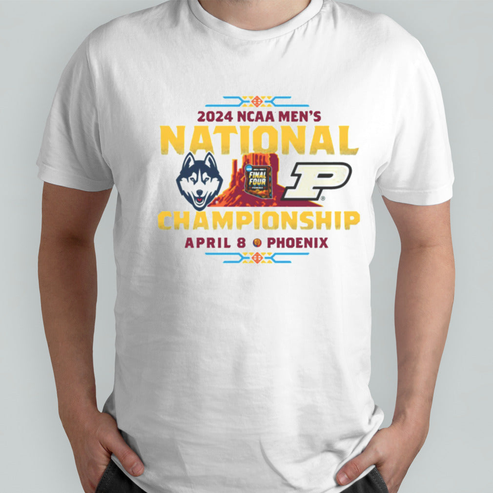 Purdue Boilermakers Vs Uconn Huskies 2024 Mensâ€™s National Championship Matchup Shirts