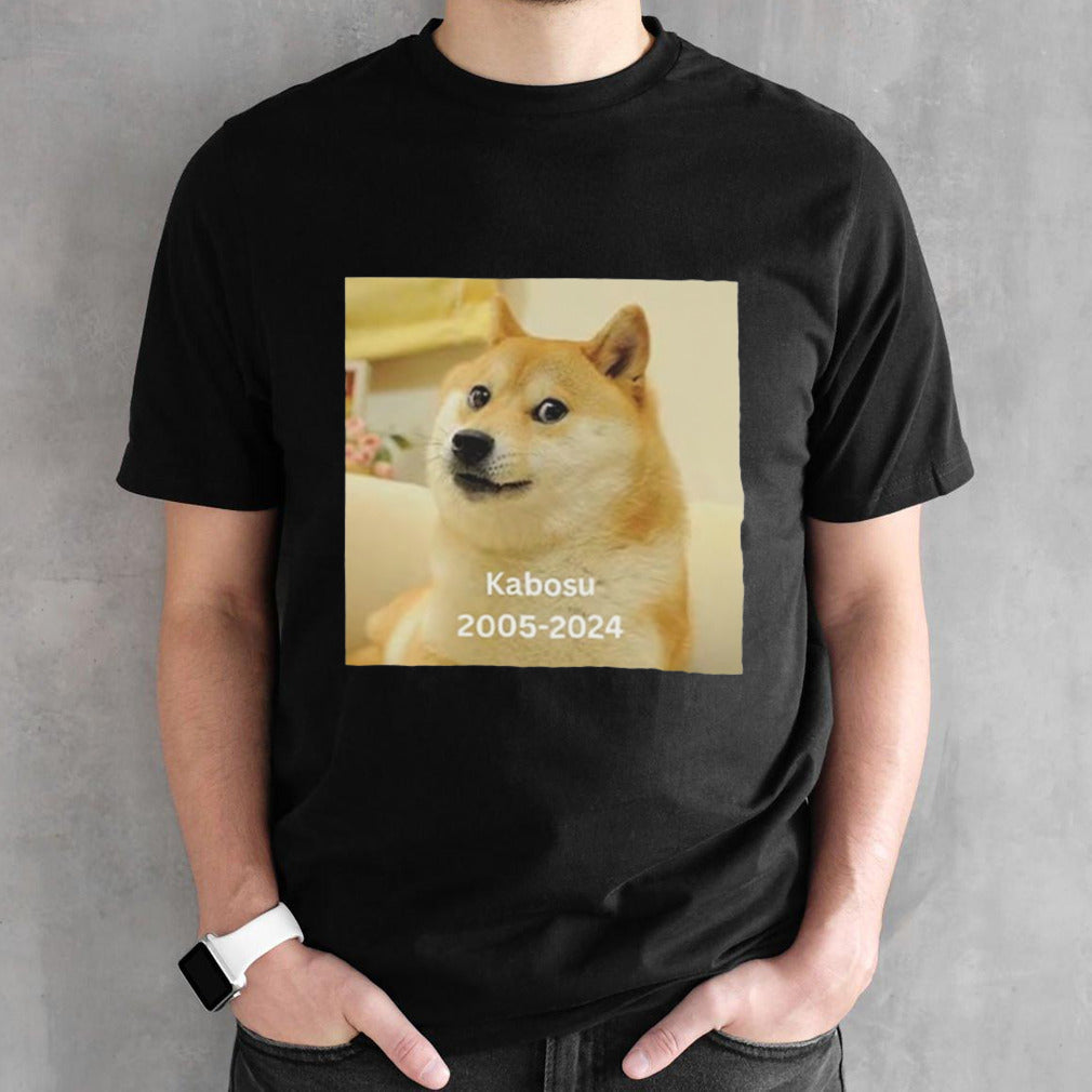 RIP Doge Kabosu 2024 Inspired Countless Doge Memes Has Died Aged 18 T-Shirt