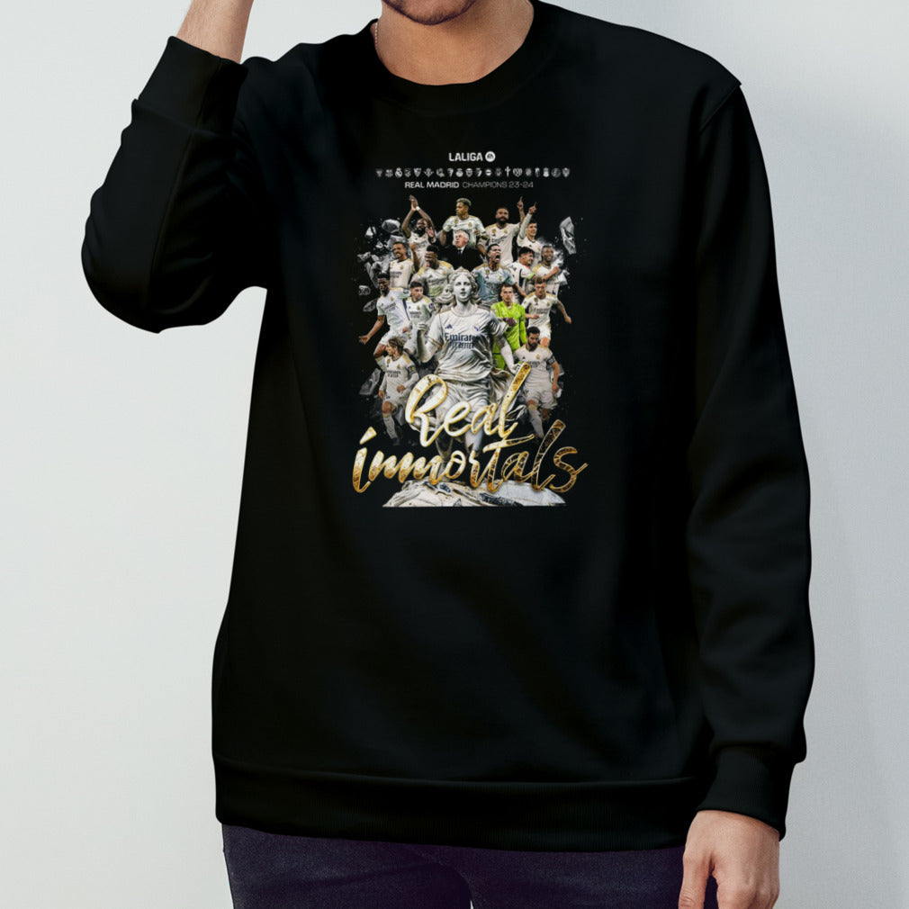 Real Madrid Is Laliga Ea Sports Champion 2023-24 Real Immortals T-Shirt