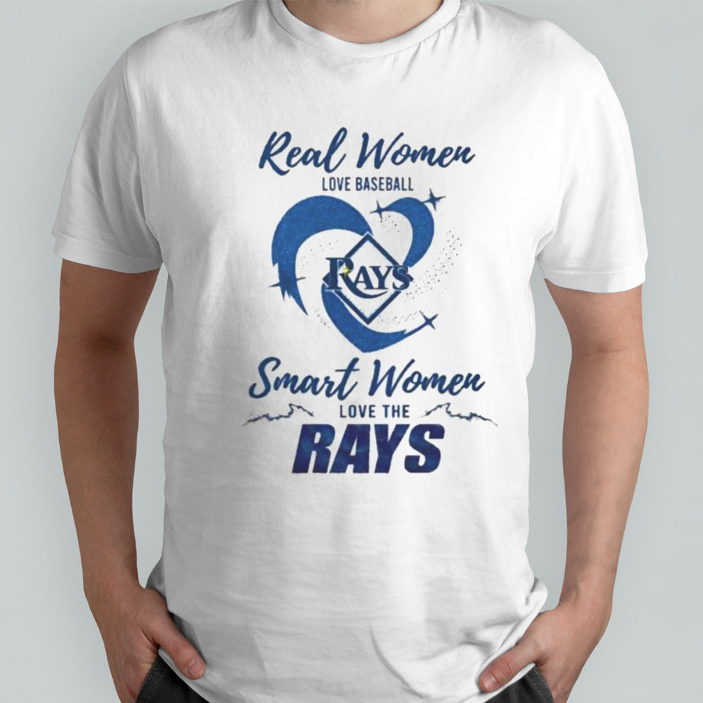 Real Women Love Baseball Smart Women Love The Tampa Bay Rays 2024 â€“ Perfect Gift For Fans Shirt
