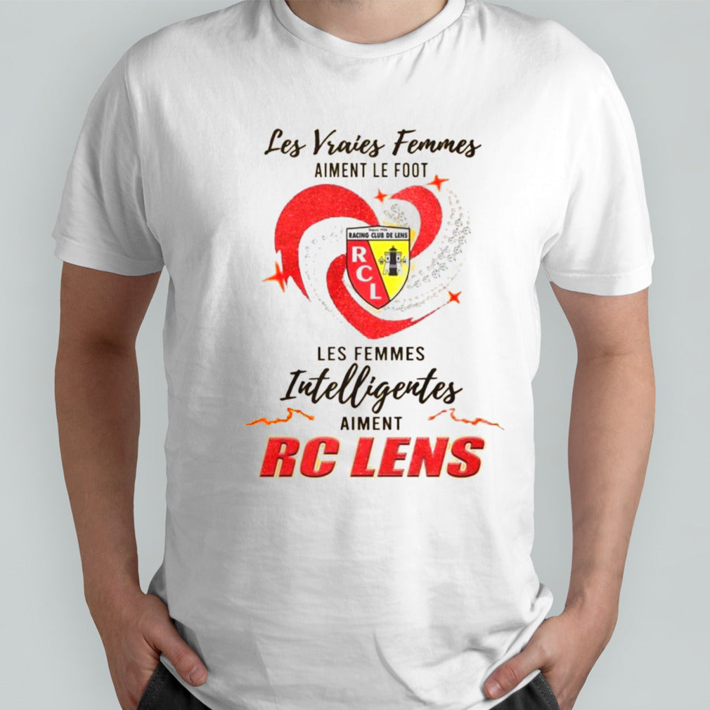 Real Women Love Football Paris Smart Women Love RC Lens T-Shirt
