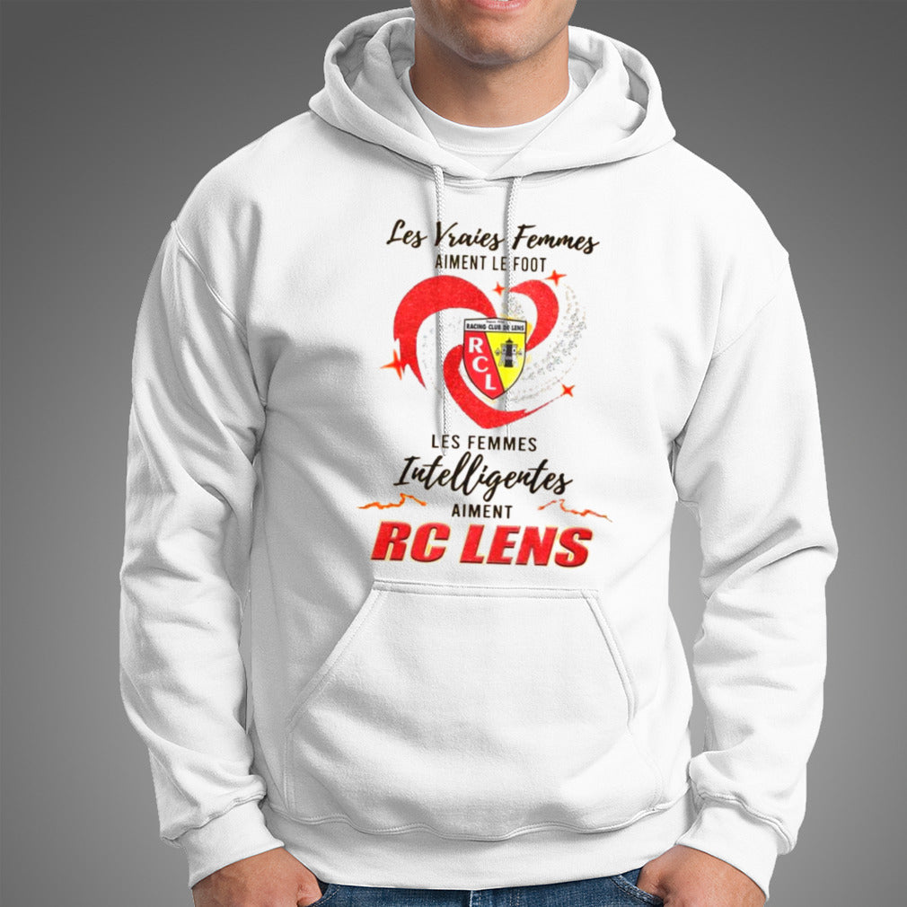 Real Women Love Football Paris Smart Women Love RC Lens T-Shirt