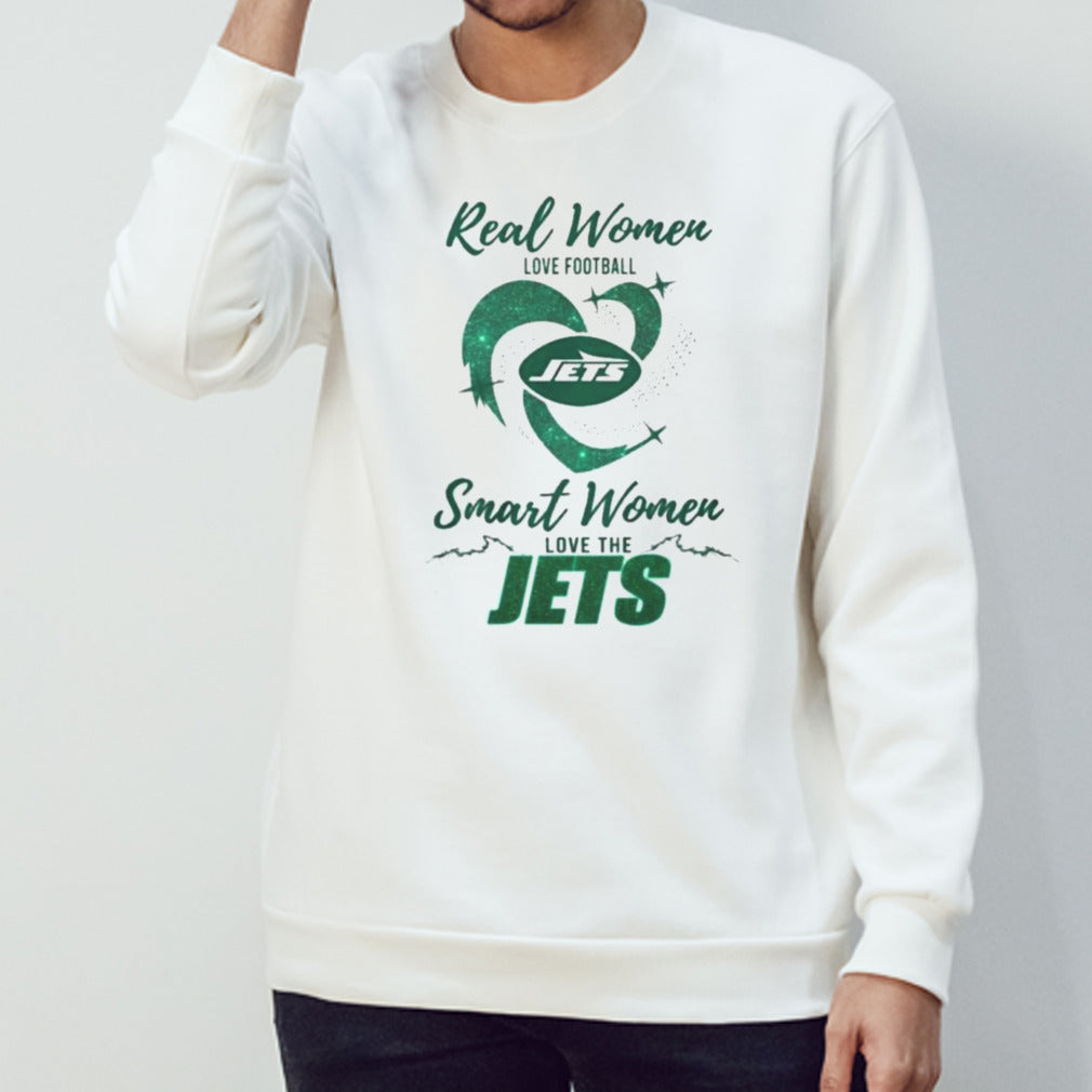 Real Women Love Football Smart Women Love The New York Jets 2024 â€“ Perfect Gift For Fans Shirt