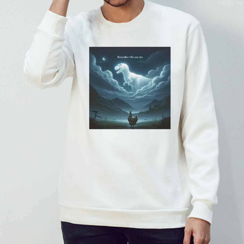 Remember Who Are You Dinosaur Chicken shirt