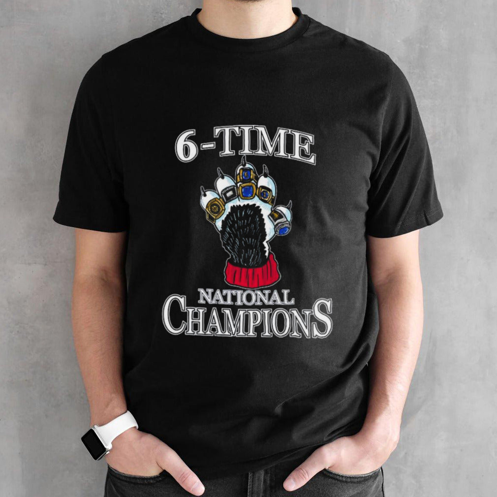 Ring Uconn Huskies Mensâ€™s Basketball 6 Time National Champions T-shirts