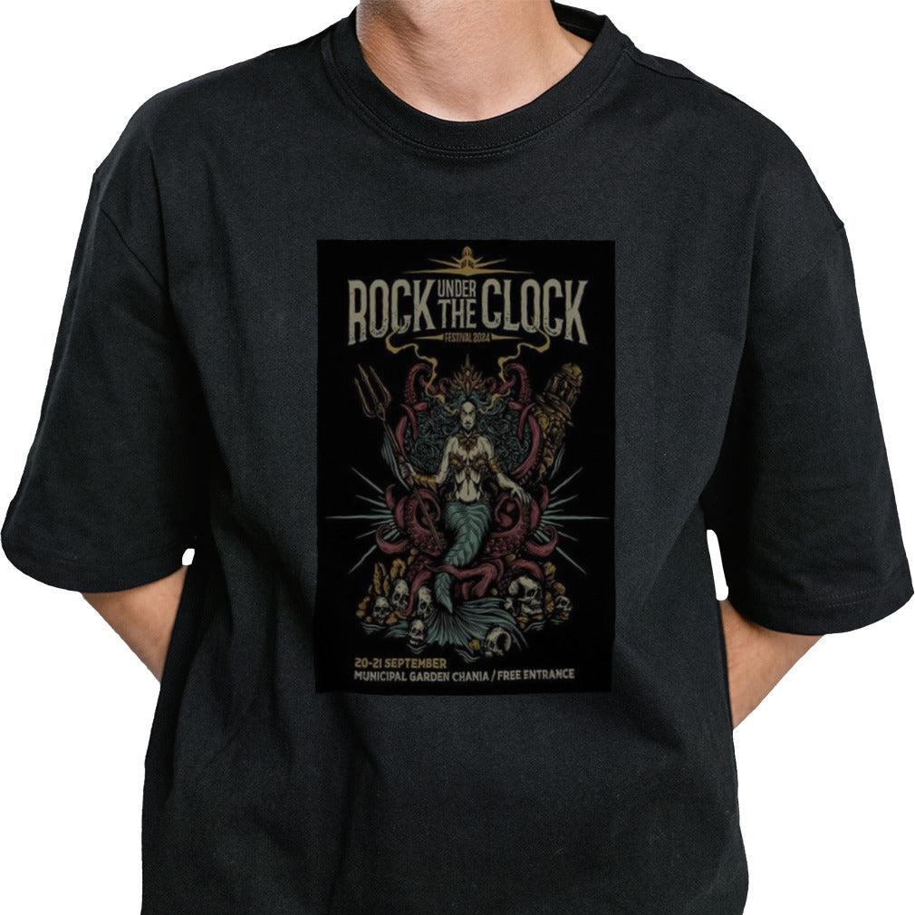 Rock Under The Clock Municipal Garden Sep 20-21, 2024 Chania Poster Shirt