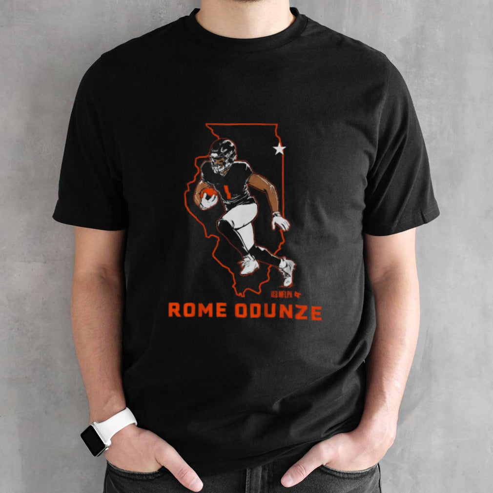 Rome Odunze State Star T-shirts