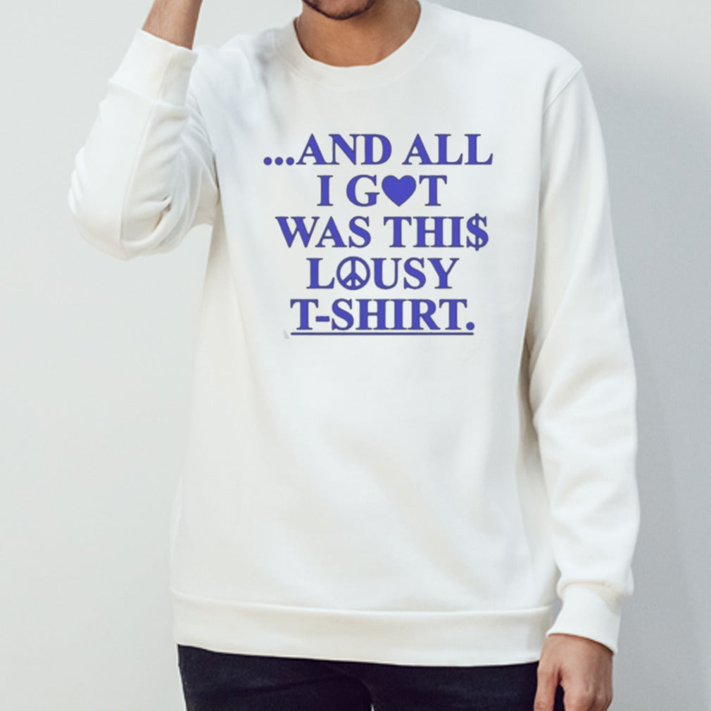 Samuel hine and all I got was this lousy t shirt shirt