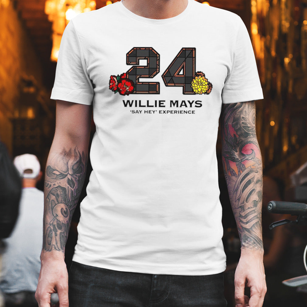 San Francisco Giants Willie Mays baseball player say hey experience shirt