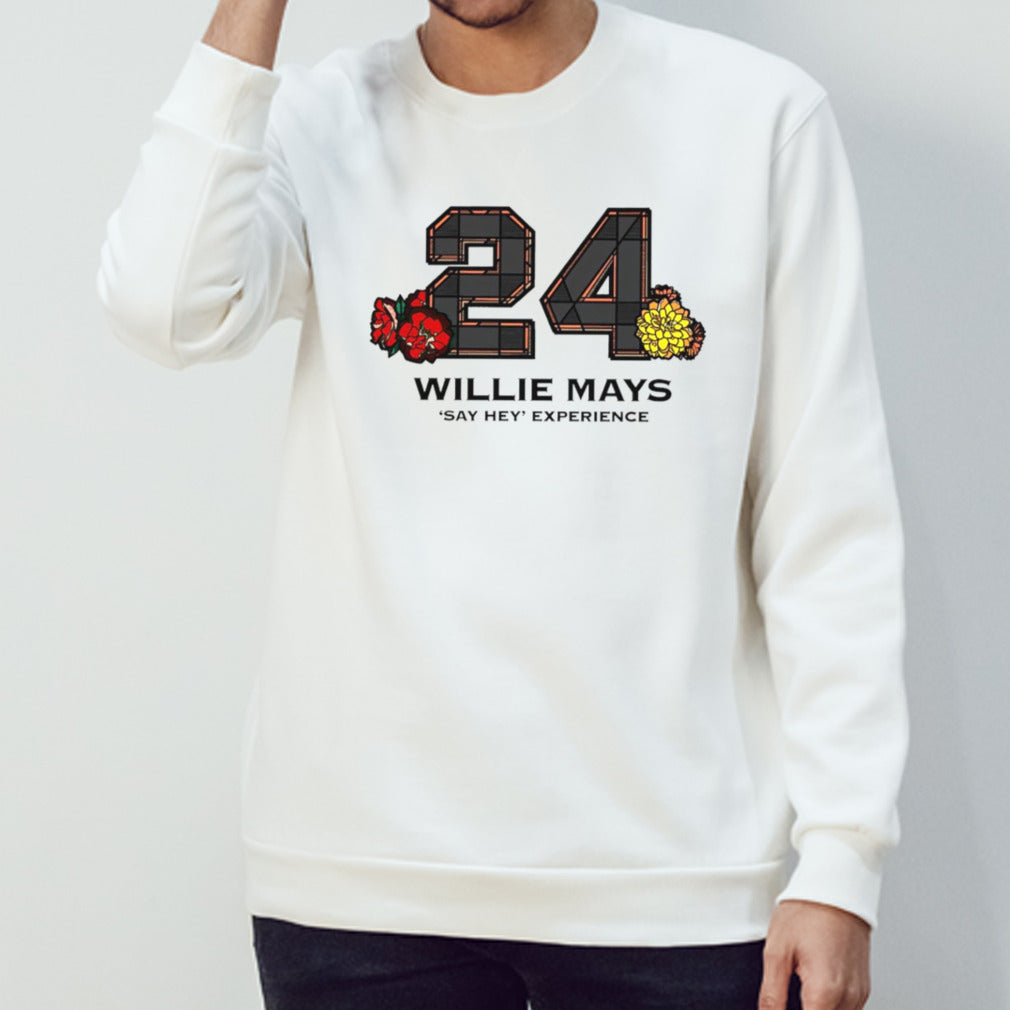San Francisco Giants Willie Mays baseball player say hey experience shirt