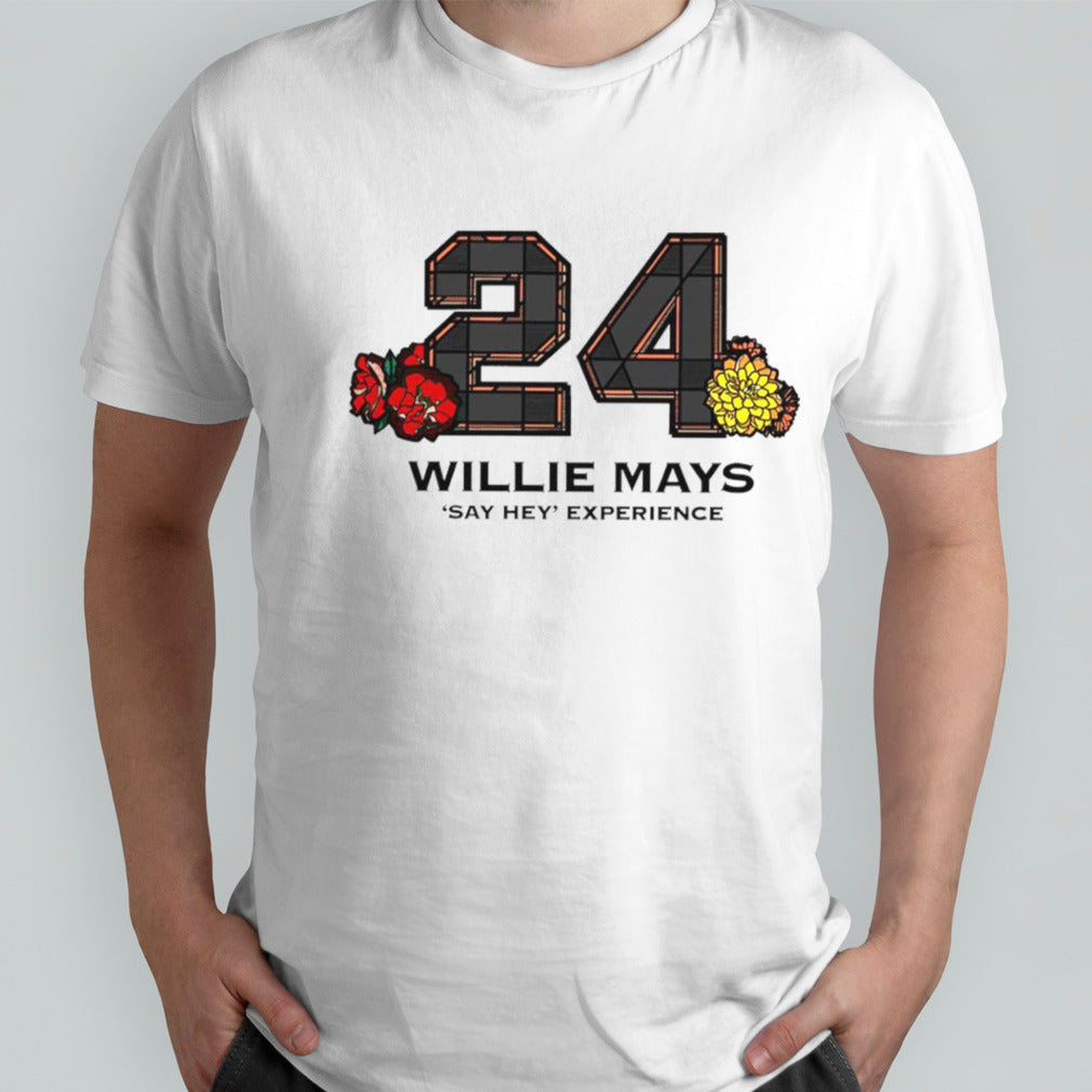San Francisco Giants Willie Mays baseball player say hey experience shirt