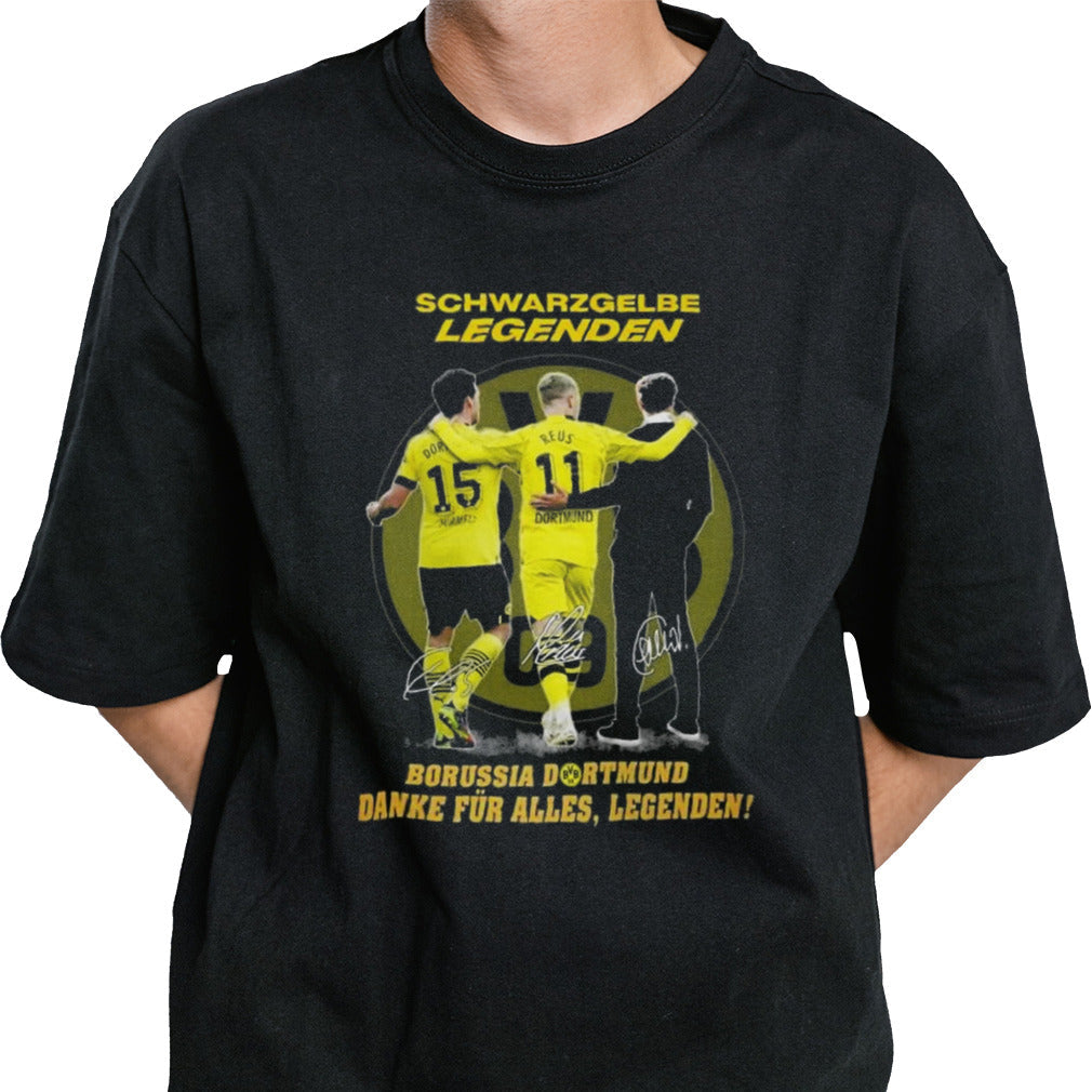 Schwarz Gelbe Legenden Borussia Dortmund Danke FÃ¼r Alles, Legenden Signatures Shirt
