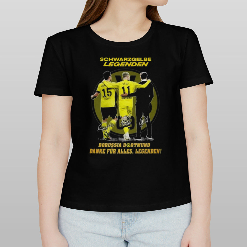 Schwarz Gelbe Legenden Borussia Dortmund Danke FÃ¼r Alles, Legenden Signatures Shirt