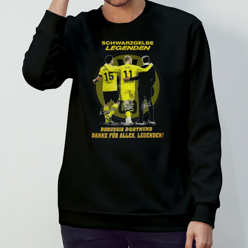 Schwarz Gelbe Legenden Borussia Dortmund Danke FÃ¼r Alles, Legenden Signatures Shirt