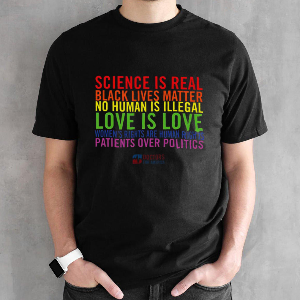 Science Is Real shirts