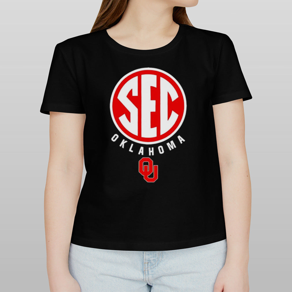 Sec Oklahoma Sooners logo shirt