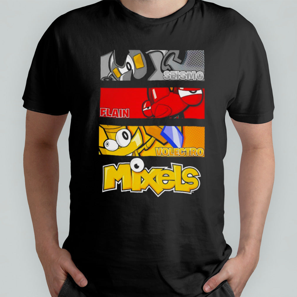 Seismo flain volectro mixels shirt