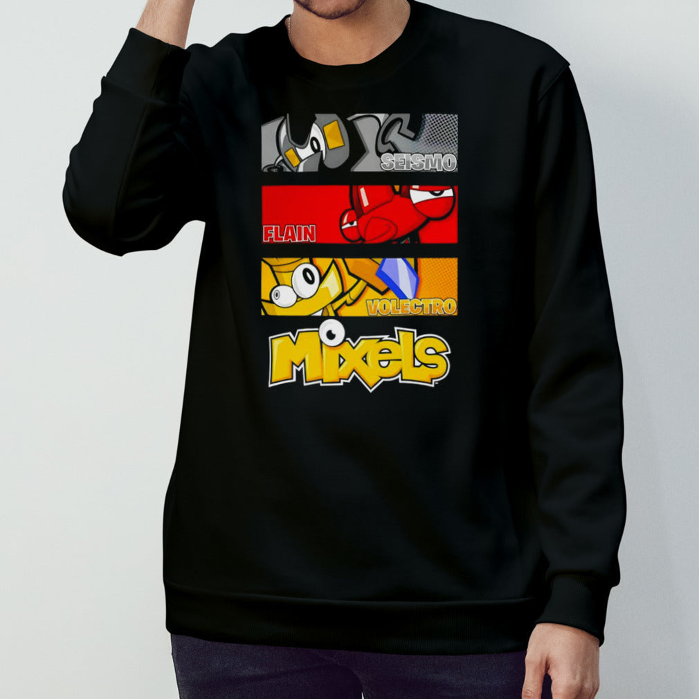 Seismo flain volectro mixels shirt